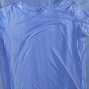 White cropped fitting T-shirt